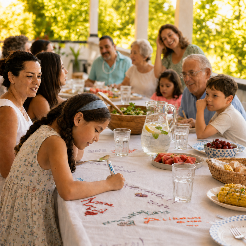The Memories Tablecloth – Green